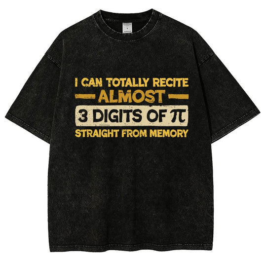 3 Digits Of Pi Vintage Distressed T-shirt