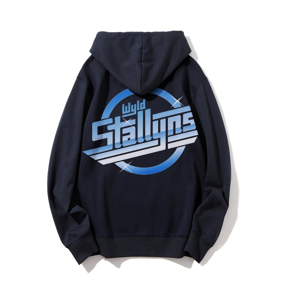 Wyld Stroke Printed Back Unisex Cotton Hoodie