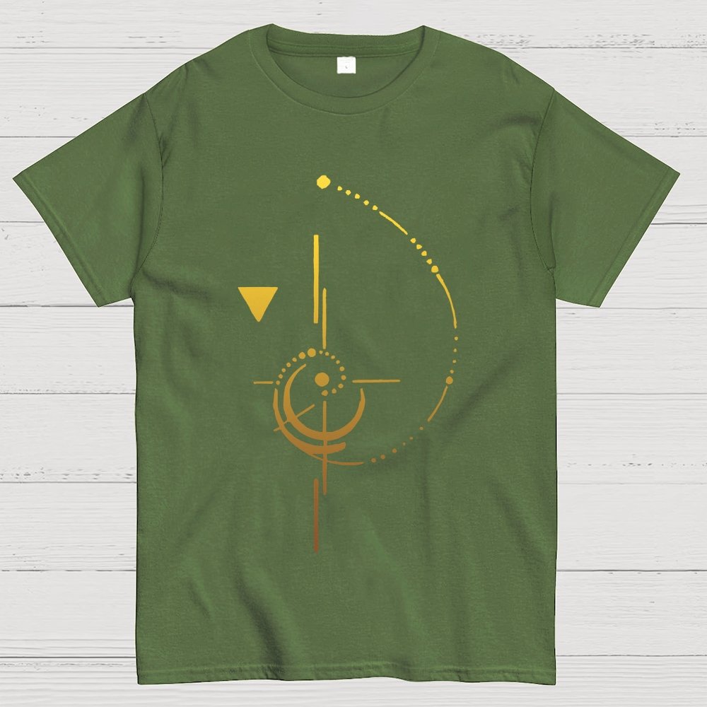 Gold Edition Fibonacci Rectangle Unisex Geek T-Shirt