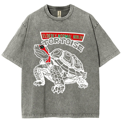 Elderly Normal Ninja Vintage Distressed T-shirt