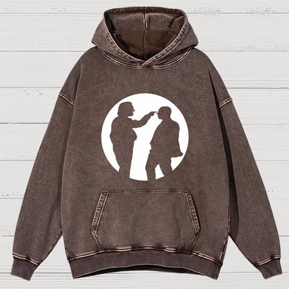 Bottom Spotlight Vintage Distressed Hoodie