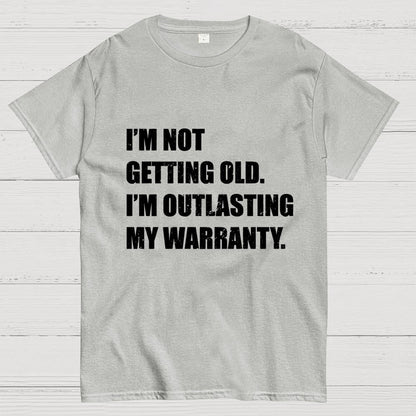 Funny Old Guy Outlasting My Warranty Geek T-Shirt