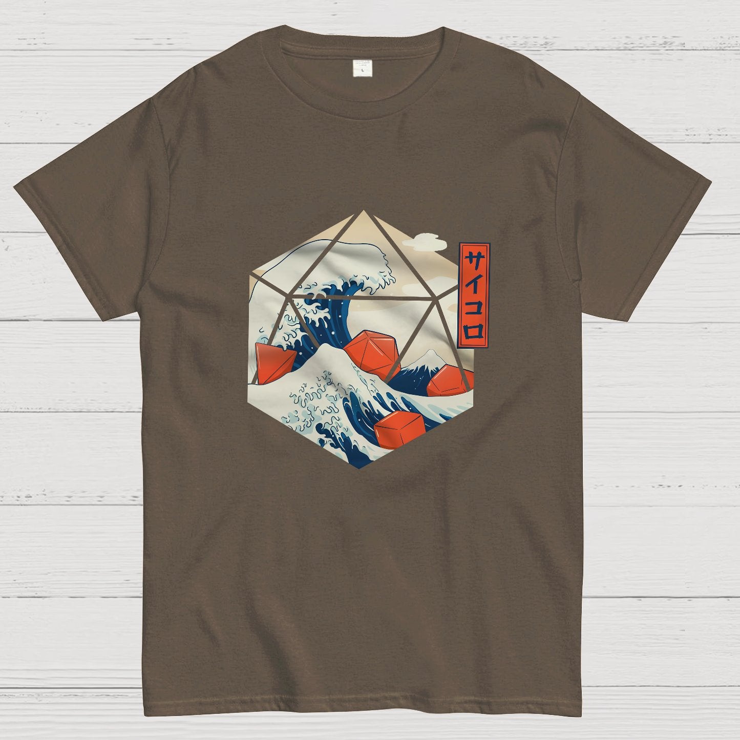 Great Wave of Dice Geeky T-Shirt