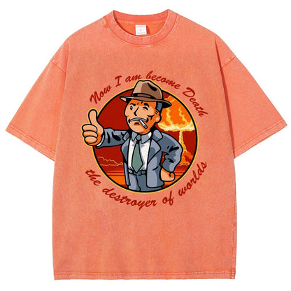 Oppen Boy-Now I am become Death, the destroyer of worlds. Vintage Distressed T-shirt