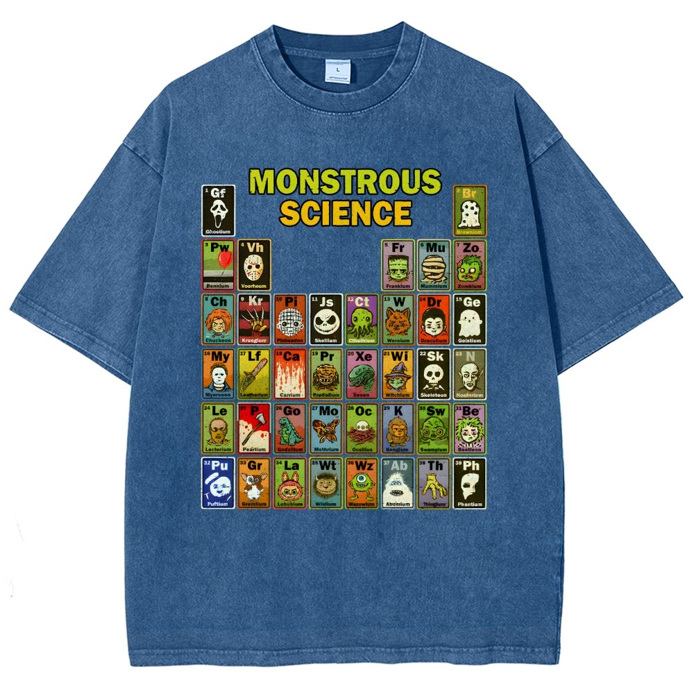 Monstrous Science Vintage Distressed T-shirt
