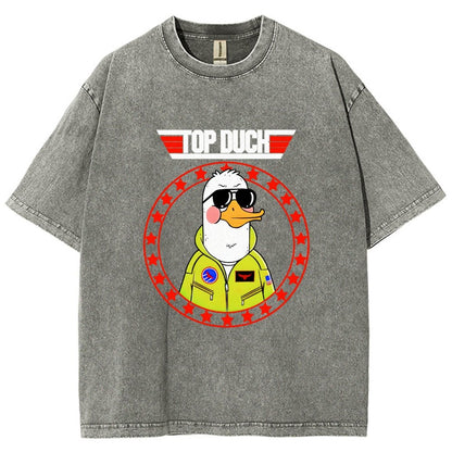Top Duck Vintage Distressed T-shirt
