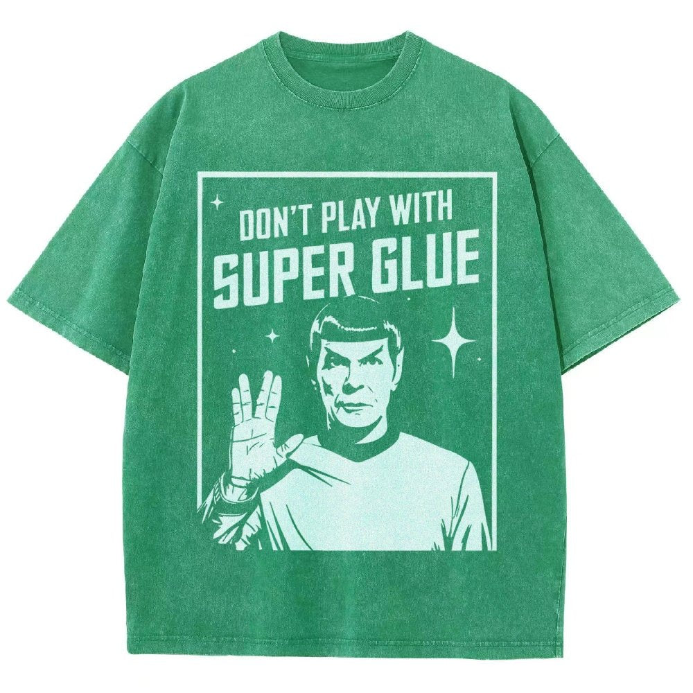 Don't Play With Superglue Vintage Distressed T-shirt