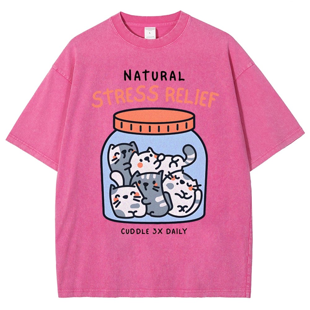 Natural Stress Relief Vintage Distressed T-shirt