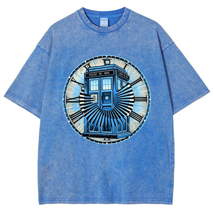 Time Travel in a box Vintage Distressed T-shirt