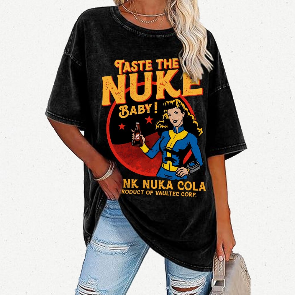 Taste the nuke Vintage Distressed T-shirt