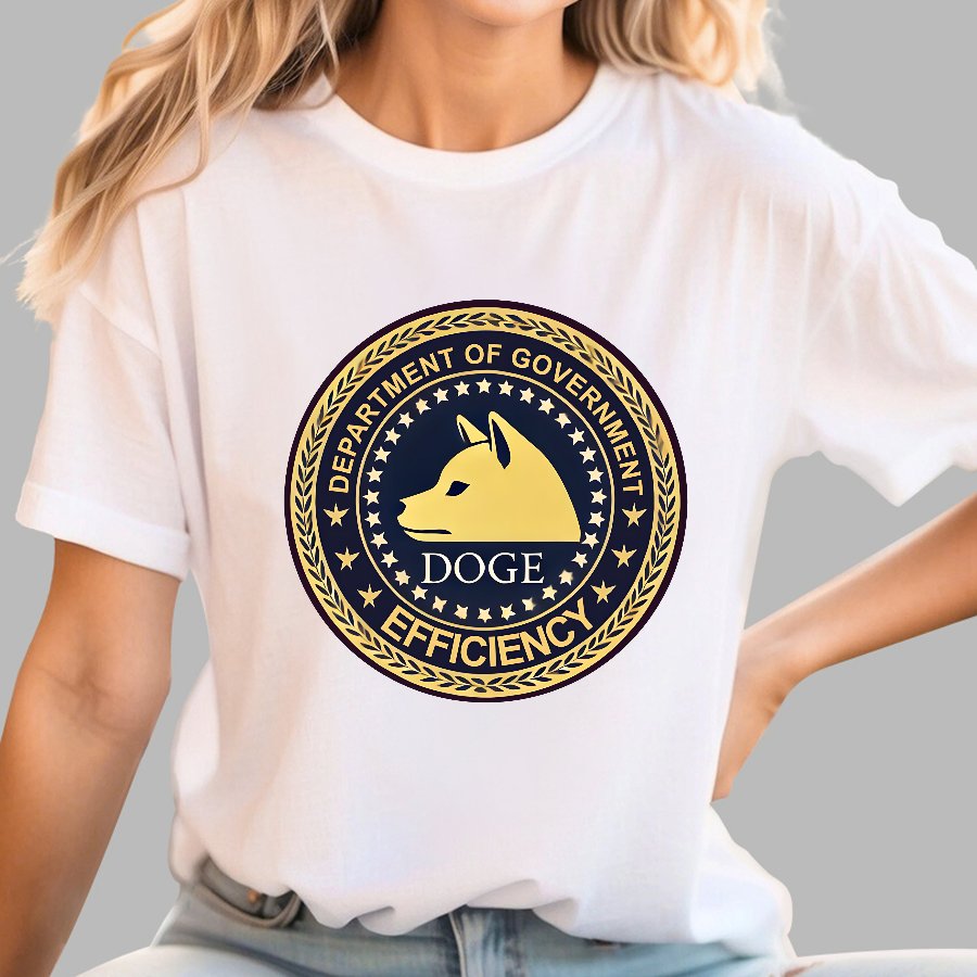 D.O.G.E-Department of Government Efficiency Geek T-Shirt