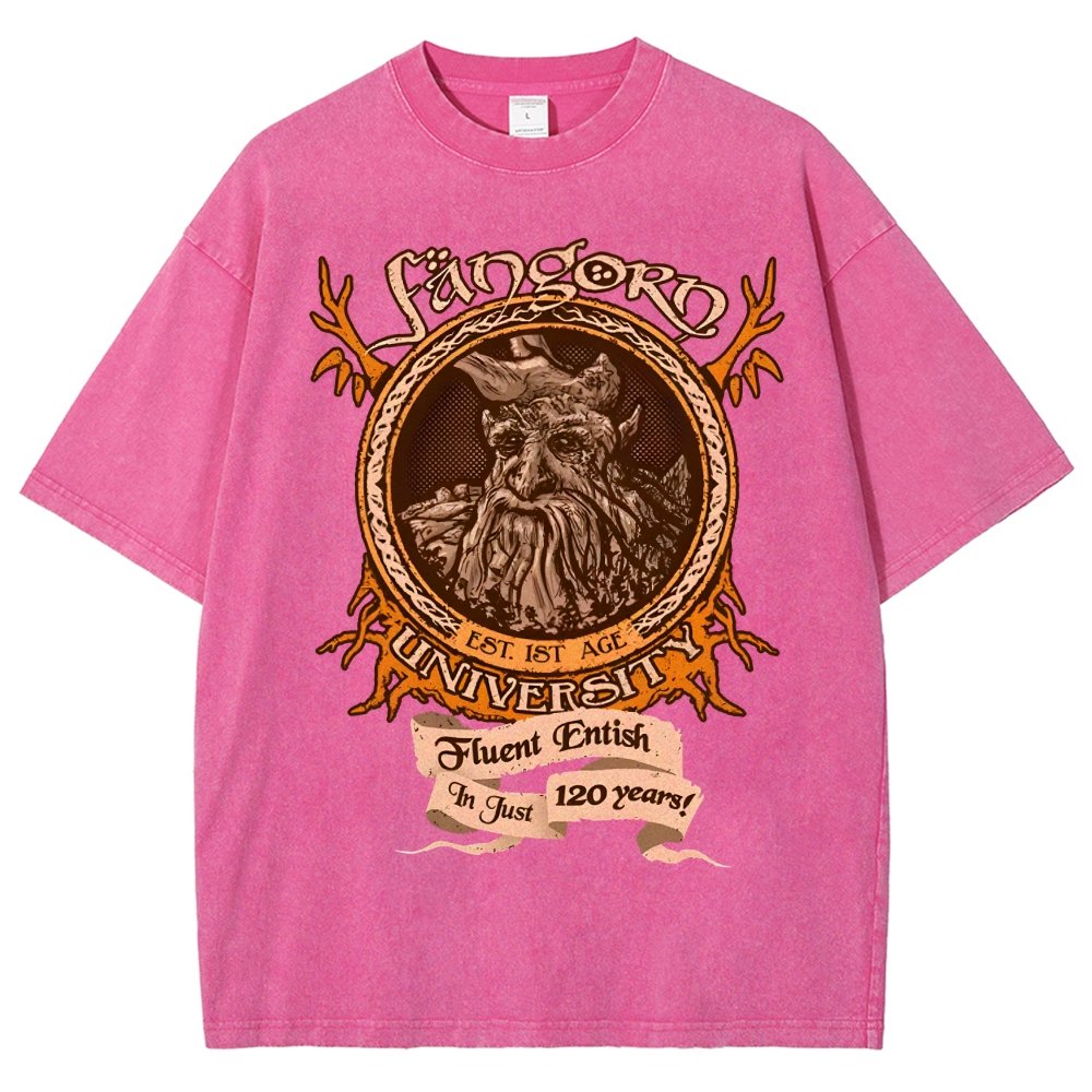 Elden University Vintage Distressed T-shirt