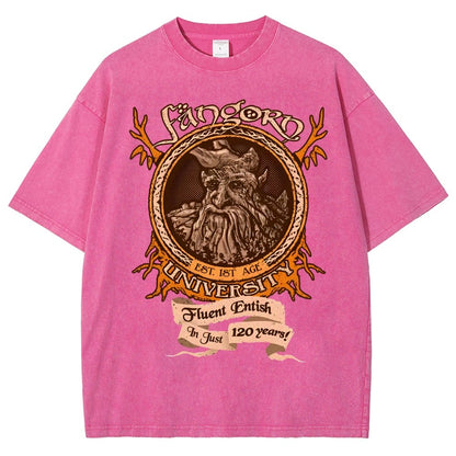 Elden University Vintage Distressed T-shirt