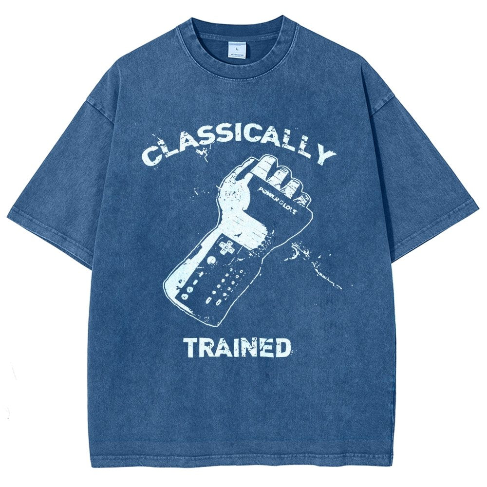 Classically Trained Gamer Vintage Distressed T-shirt