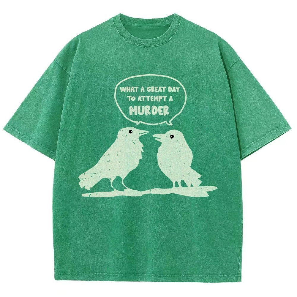 Attempted Murder Vintage Distressed T-shirt