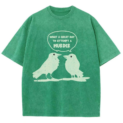 Attempted Murder Vintage Distressed T-shirt