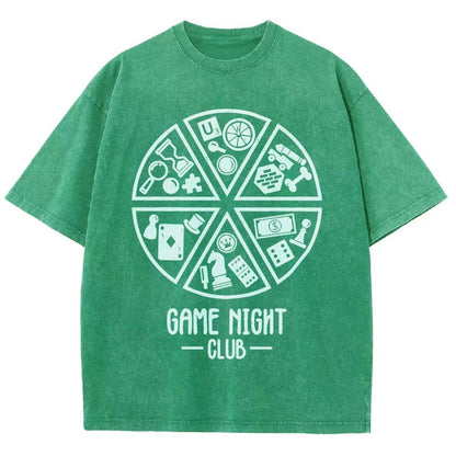 Game Night Club Vintage Distressed T-shirt