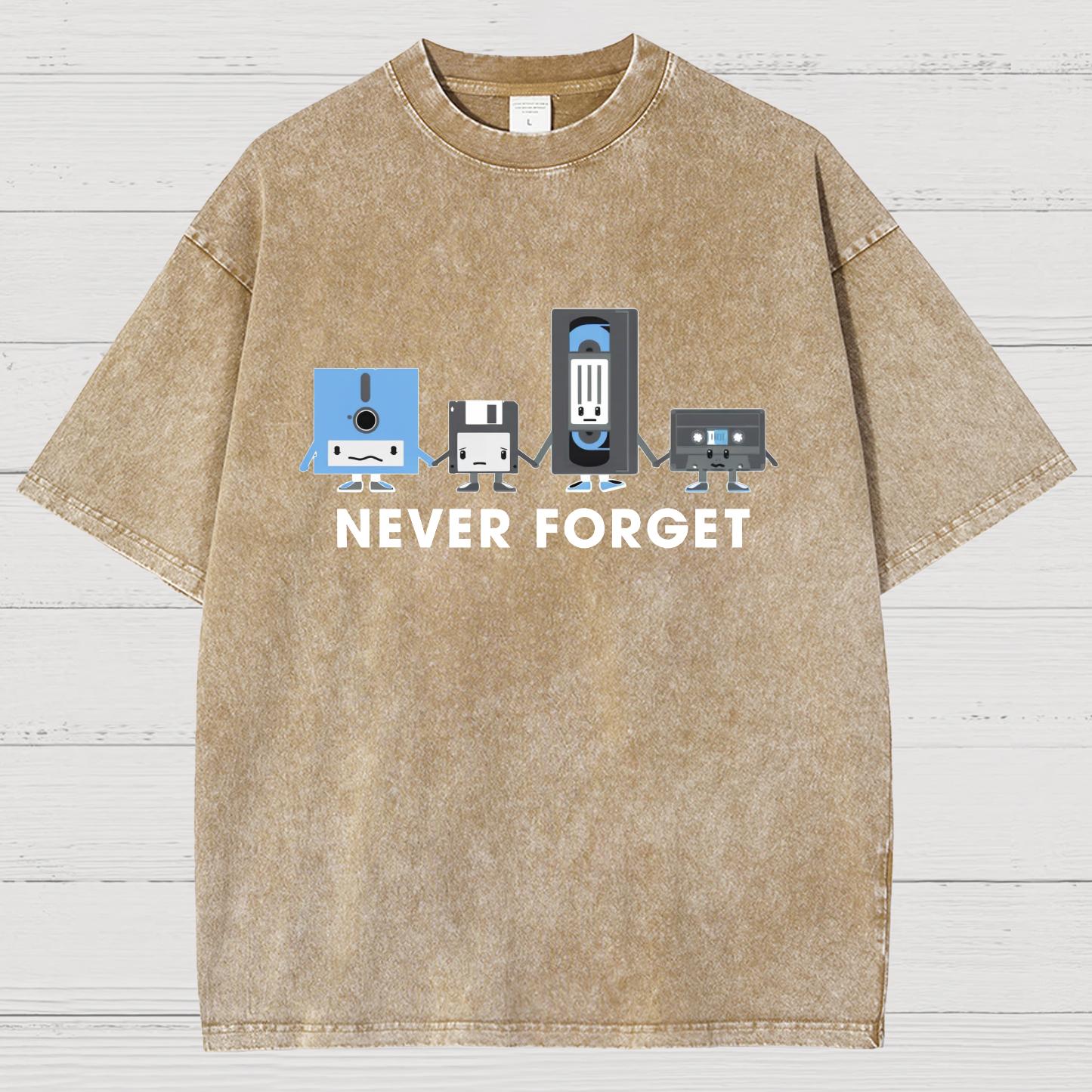 Never Forget Vintage Distressed T-shirt