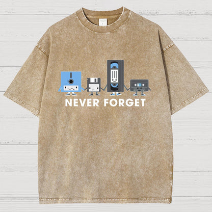 Never Forget Vintage Distressed T-shirt