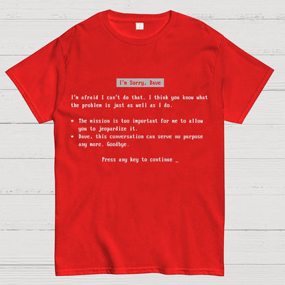 Blue Screen of HAL Geek T-Shirt