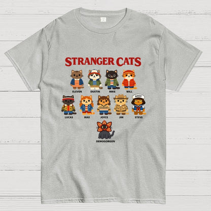 Stranger Cats Geek T-Shirt