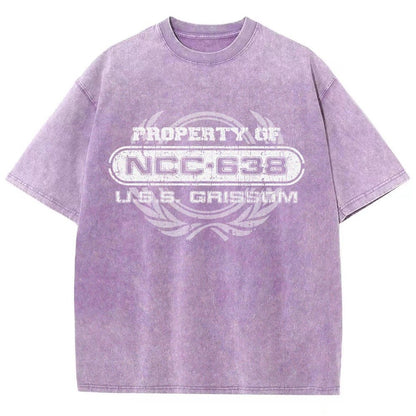 Vintage Property of ABC123 Vintage Distressed T-shirt