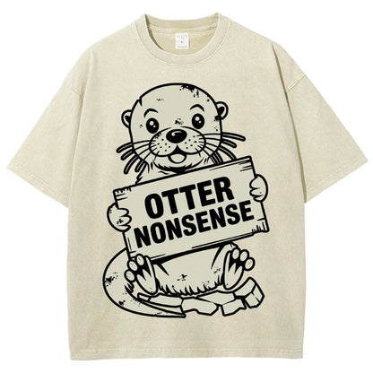 Otterly Nonsensical Vintage Distressed T-shirt