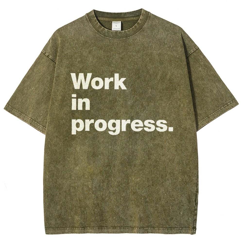 Work In Progress Vintage Distressed T-shirt