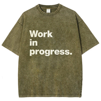 Work In Progress Vintage Distressed T-shirt