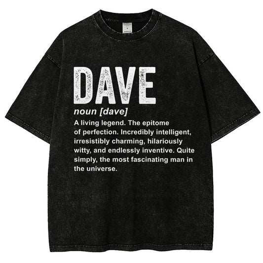 Dave Definition  Funny Dave Vintage Distressed T-shirt