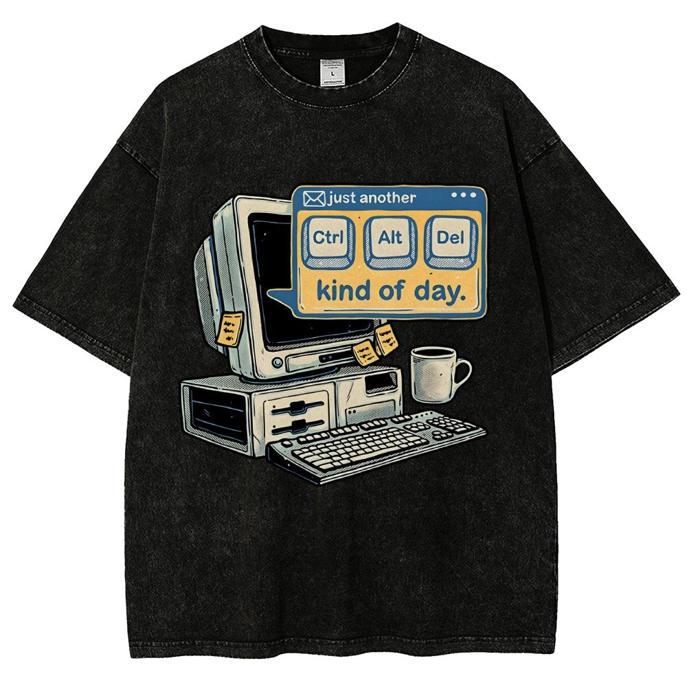 Just Another day Vintage Distressed T-shirt