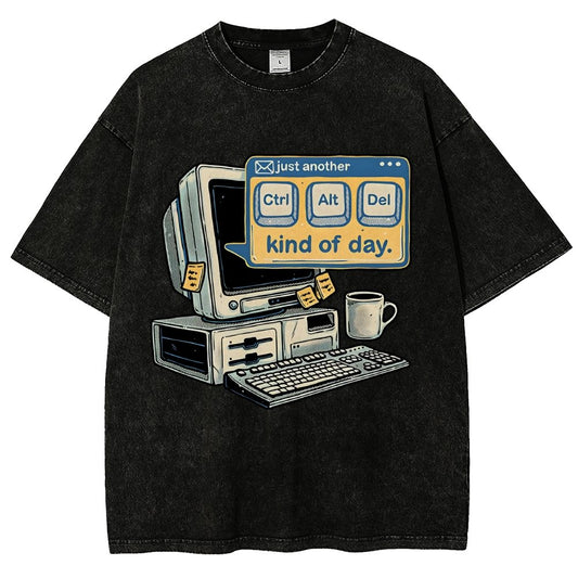 Just Another day Vintage Distressed T-shirt
