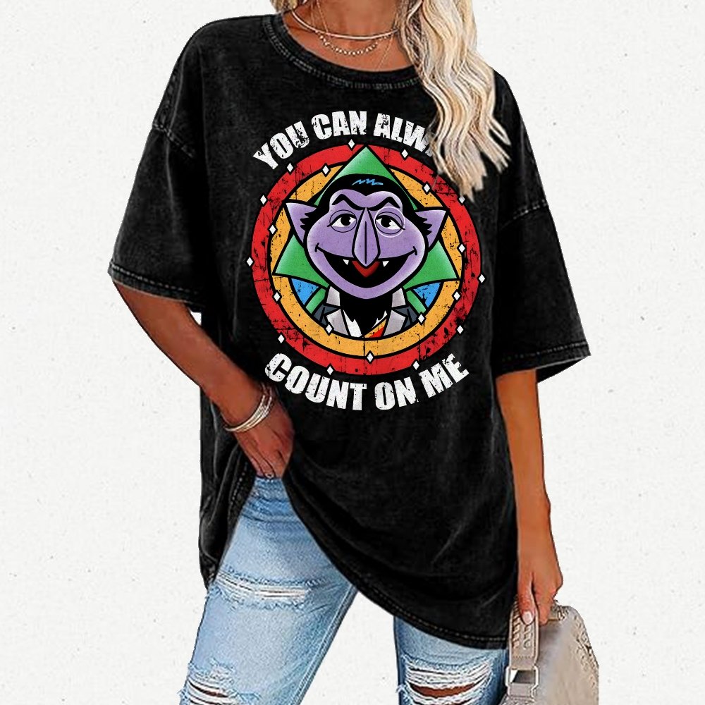 Count On Me Vintage Distressed T-shirt