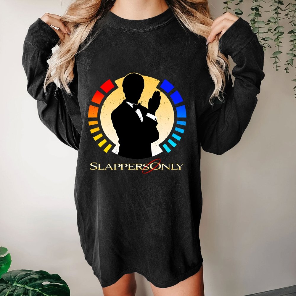 Slappers Only! Washed Long Sleeve Tee