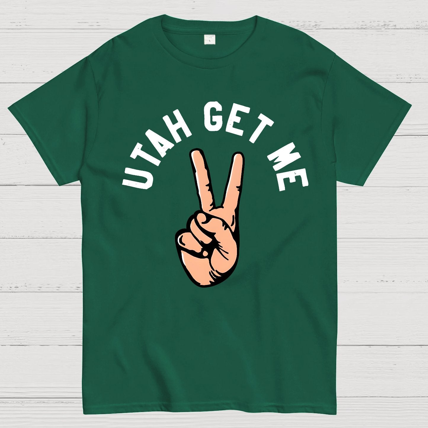 Utah Get Me Two Ocean Wave's Surf Shop Geek T-Shirt
