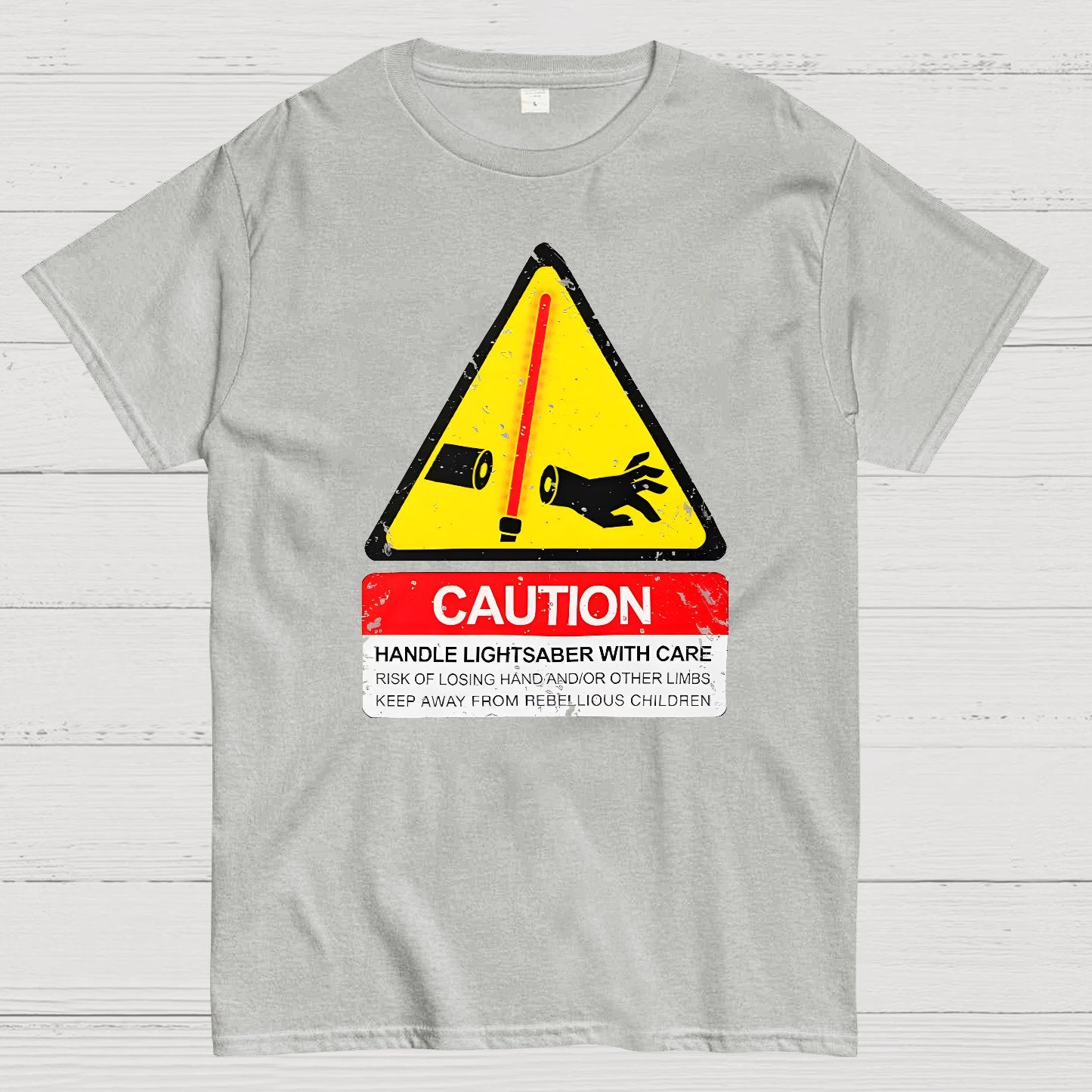 CAUTION Handle With Care Essential Geek T-Shirt