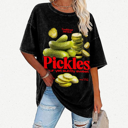 Retro Pickle Commercial Vintage Distressed T-shirt