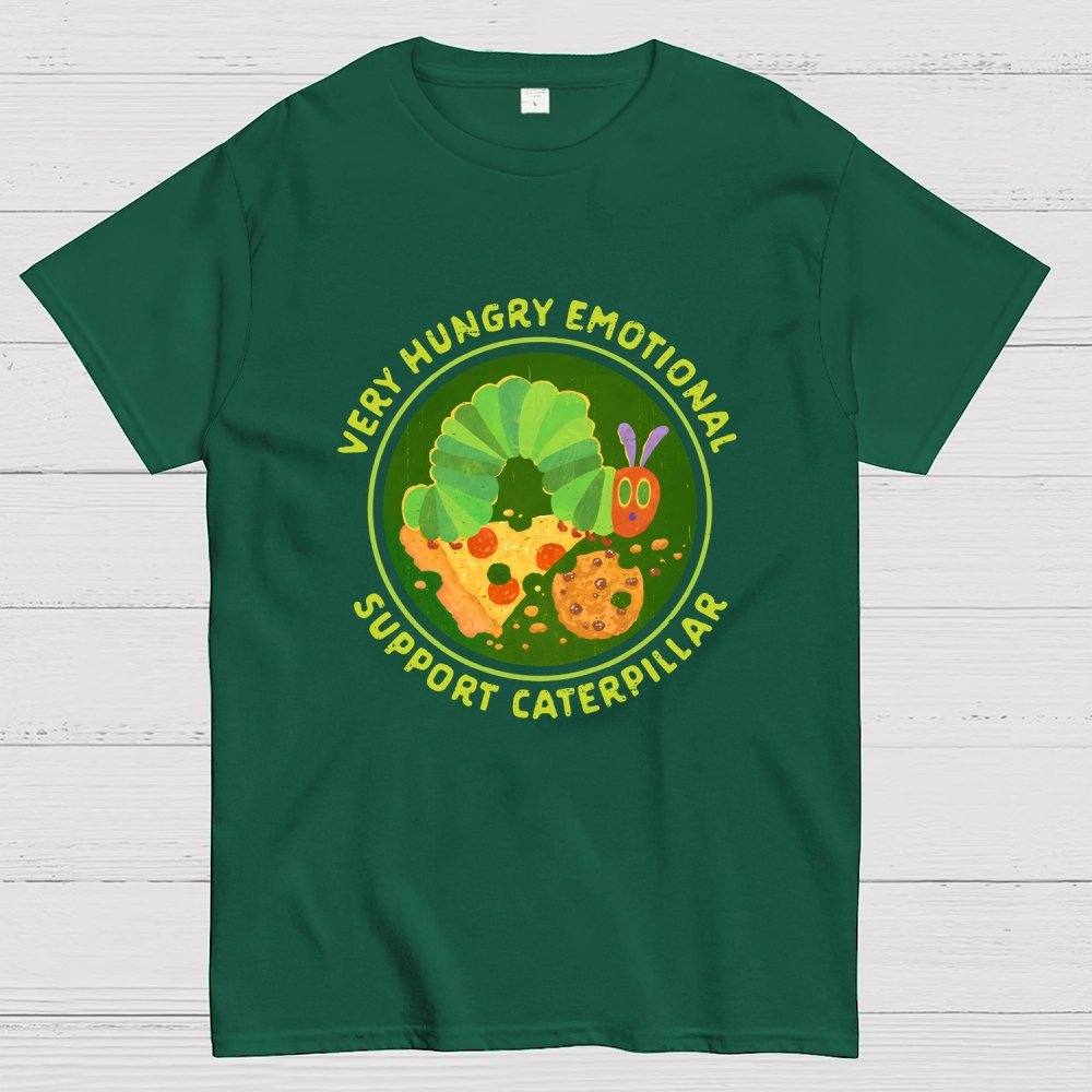 Emotional Support Caterpillar Geek T-Shirt