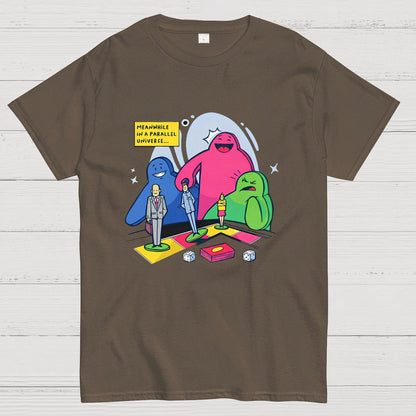 Meeples playing Board Games Geeky T-Shirt