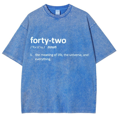 42 Definition Vintage Distressed T-shirt