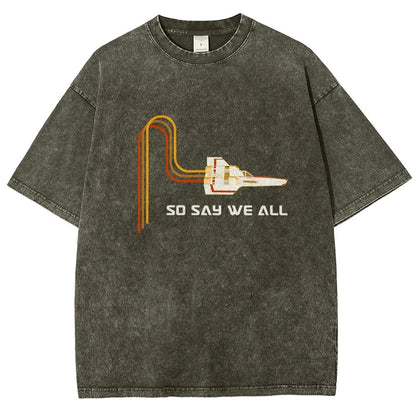 So Say We All Vintage Distressed T-shirt