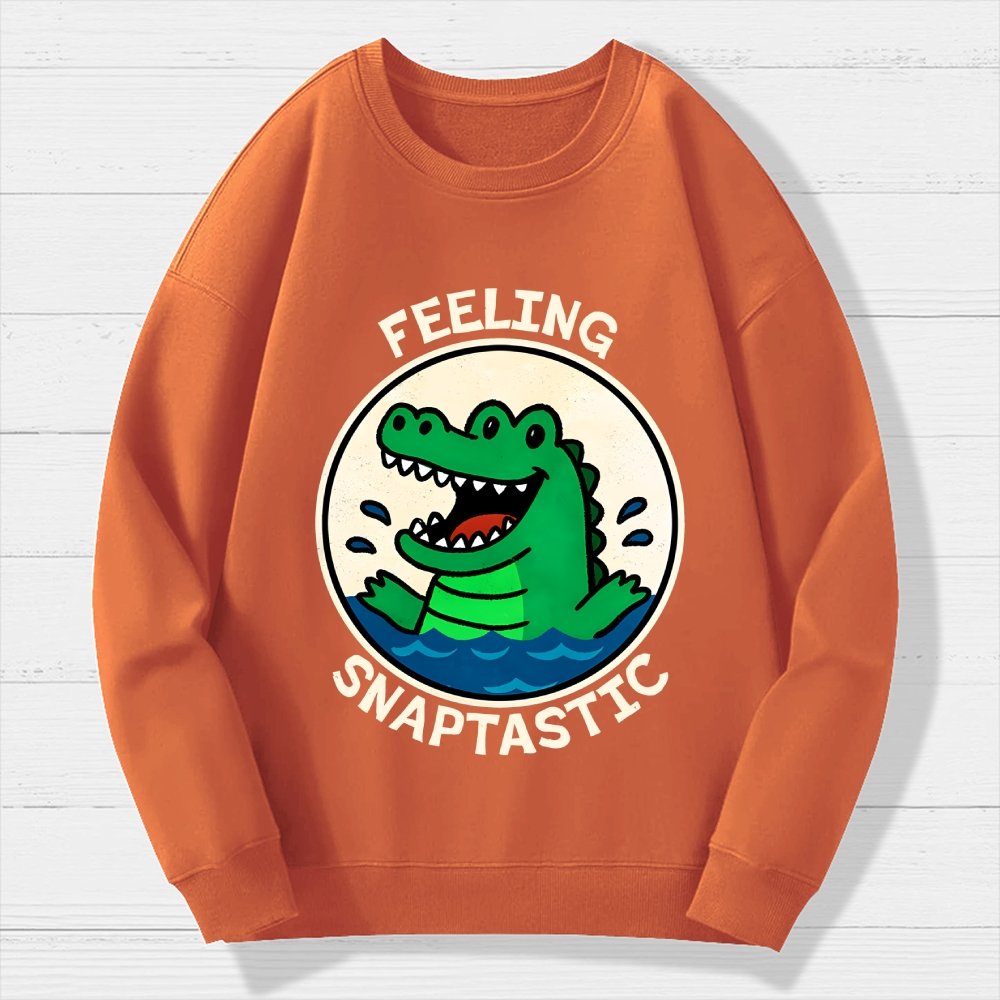 Feeling Snaptastic Geek Cotton Sweatshirt