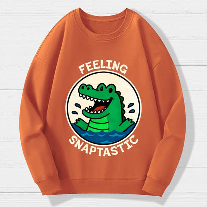 Feeling Snaptastic Geek Cotton Sweatshirt