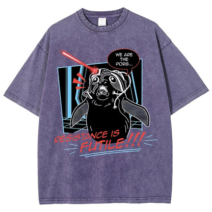 We Are Unstoppable Is Futile   Vintage Distressed T-shirt