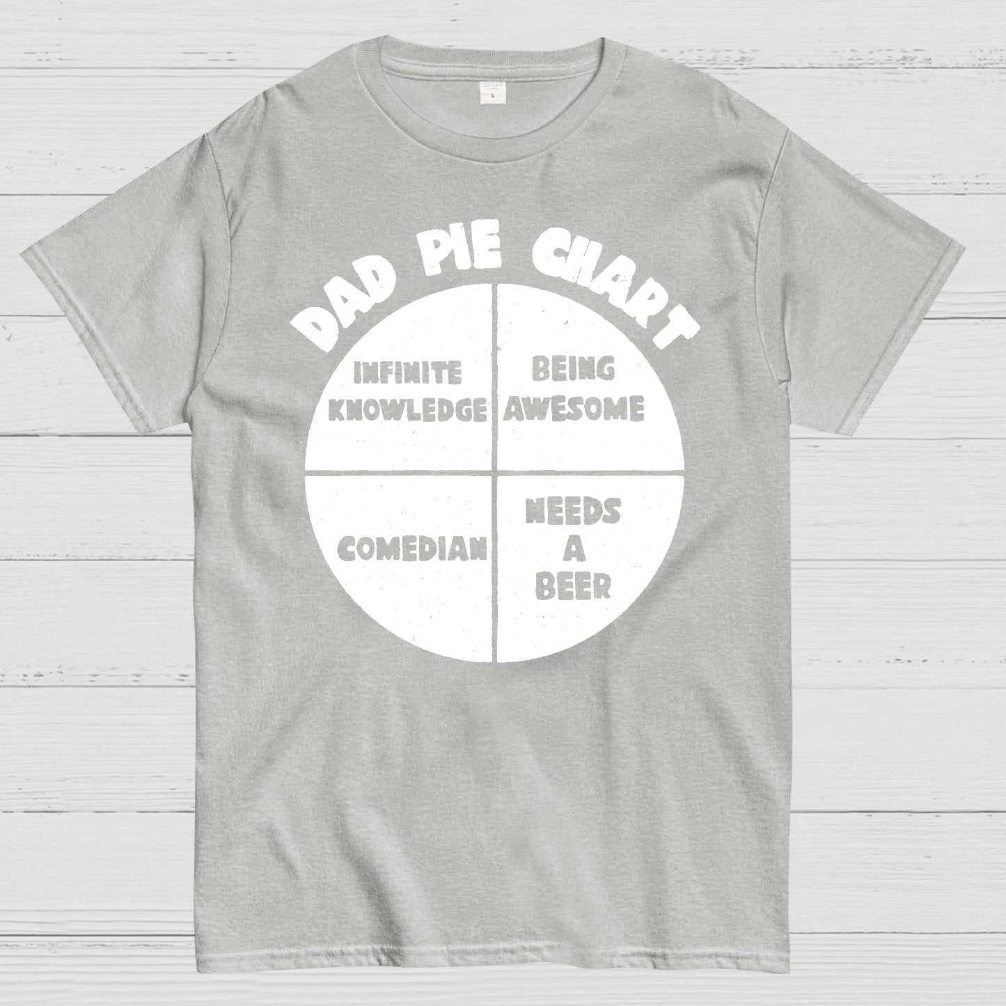 Dad Pie Chart Geek T-Shirt