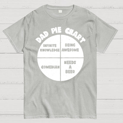 Dad Pie Chart Geek T-Shirt