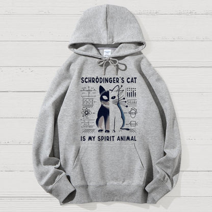 Schrodinger's Сat Science Geek Cotton Hoodie