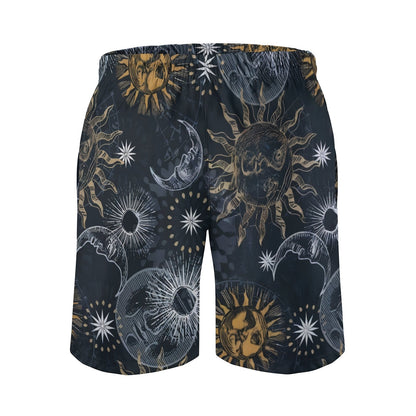 Retro Sun God Geek Shorts