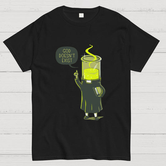 God Does Not Exist, But Science Does Geek T-Shirt