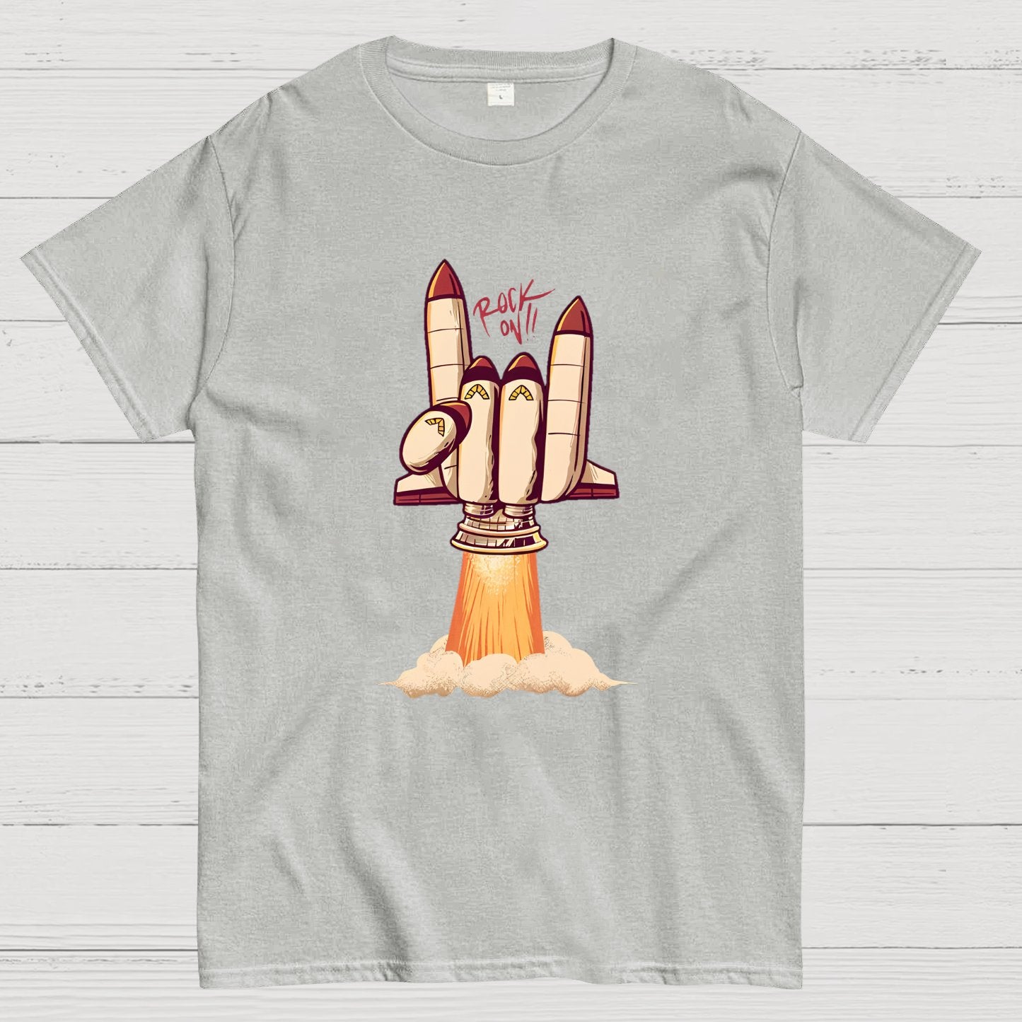 Rock On Rocket  Geeky T-Shirt